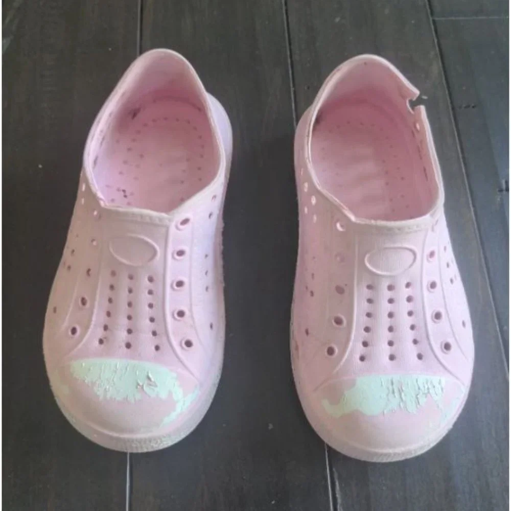 Capelli pink Shoes water beach camp plastic toddler size 6